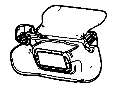 2010 Lincoln Navigator Sun Visor - 9L7Z-7804105-BA