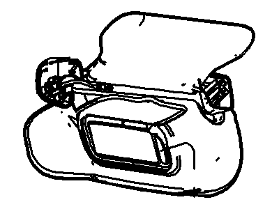 Ford 7L7Z-7804104-AA Sun Visor Assembly