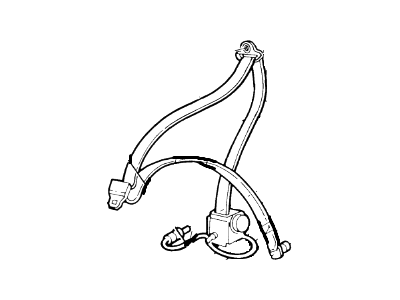 Ford Tempo Seat Belt - FO3Z-66611A73-B