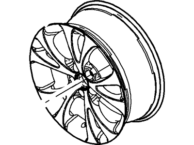 2009 Mercury Milan Spare Wheel - 7E5Z-1007-F