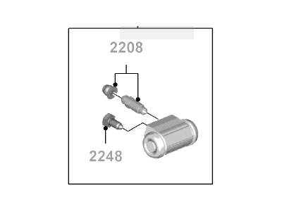 Ford 8V5Z-2261-A Cylinder Assy - Rear Brake