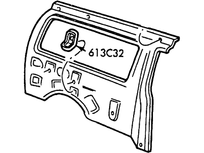 Ford 3C2Z-1527864-AA Panel Assembly - Body Side Inner