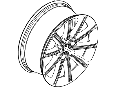 2015 Ford Flex Spare Wheel - DA8Z-1007-B