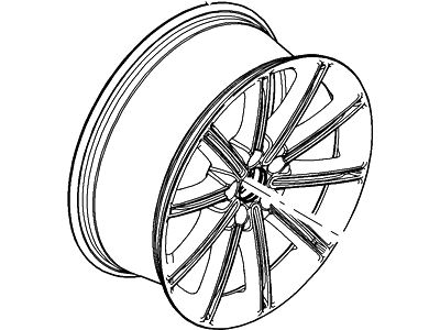 Ford DA8Z-1007-B Wheel Assembly