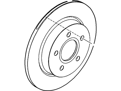 2014 Ford Focus Brake Disc - BV6Z-2C026-A