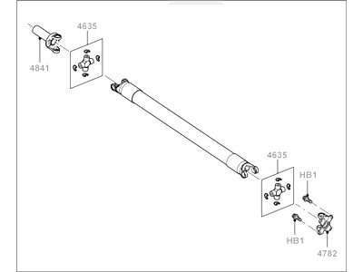 2013 Ford Expedition Drive Shaft - DL1Z-4602-D