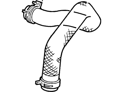 Ford Bronco II Radiator Hose - E8TZ8286E