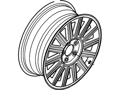 Ford 8W3Z-1007-A Wheel Assembly