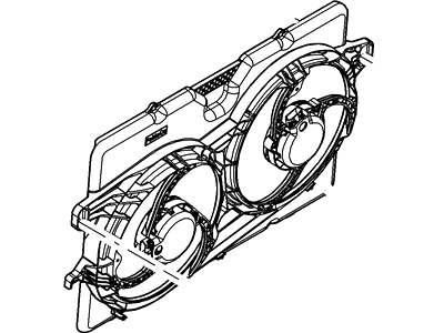 Ford 8L8Z-8C607-B Motor And Fan Assy - Engine Cooling