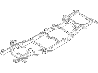 2004 Lincoln Aviator Axle Beam - 4C5Z-5005-AA