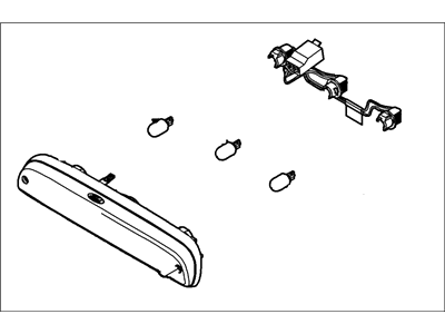 Ford CC3Z-13A613-B Lamp Assembly - Rear - High Mounted