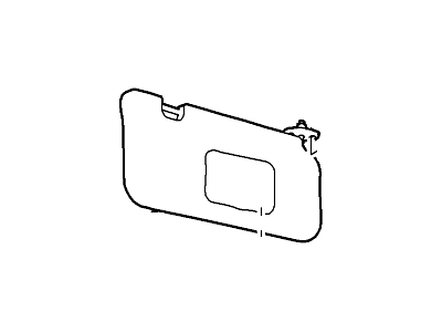 2010 Mercury Mariner Sun Visor - AL8Z-7804104-DB