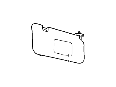 Ford AL8Z-7804104-DB Sun Visor Assembly