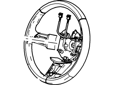 Ford 4G7Z-3600-AAA Steering Wheel Assembly