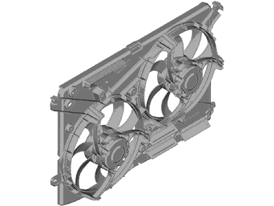 Ford Fusion Engine Cooling Fan - DG9Z-8C607-J