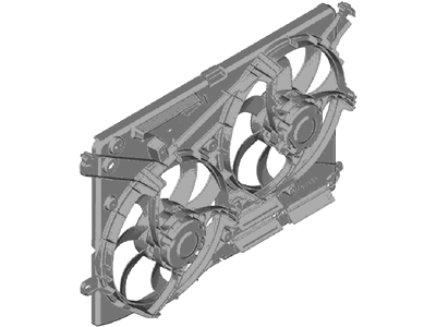 Ford DG9Z-8C607-D Motor And Fan Assembly - Engine Cooling