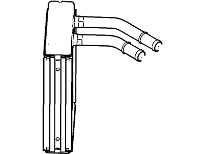 Ford YW7Z-18476-AA Core Assembly - Heater