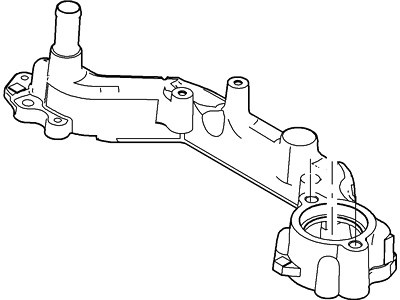 Ford 4C2Z-8C368-AA Pipe - Water By-Pass