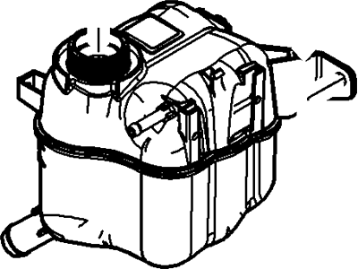 Ford AG1Z-8A080-S Tank Assembly - Radiator Overflow