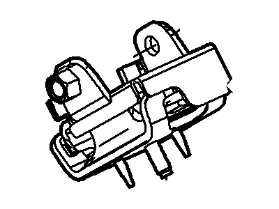 Ford 7A2Z-6038-A Engine Support Insulator Assembly