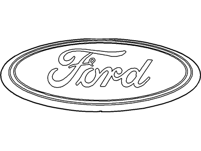 Ford 7T4Z-8213-A Nameplate