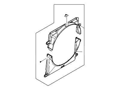 Ford Explorer Fan Shroud - 4L2Z-8146-BC