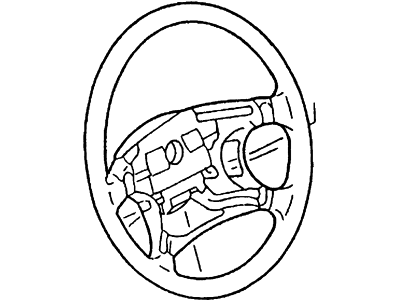 Mercury Villager Steering Wheel - F4XY3600J