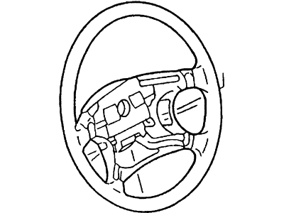 Ford F4XY3600J Wheel Assembly Steering