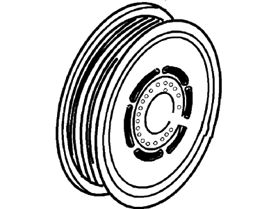 Mercury A/C Idler Pulley - XF2Z-19D784-AA