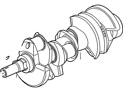 Ford 2C5Z-6303-AA Crankshaft Assembly