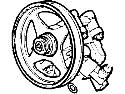 Mercury Power Steering Pump - 3W1Z-3A674-CARM