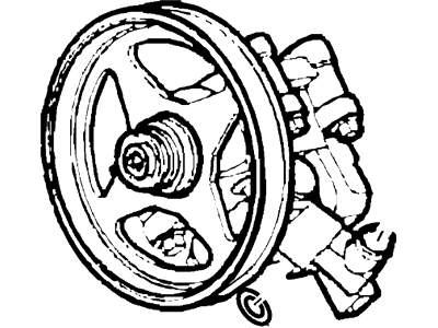 2003 Ford Crown Victoria Power Steering Pump - 3W1Z-3A674-CARM