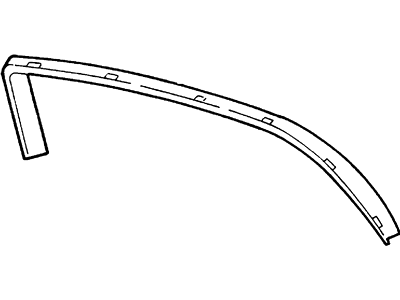 2001 Ford Expedition Weather Strip - XL1Z7842410AAD
