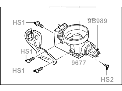 Ford Escape Throttle Body - YL8Z-9E926-EA