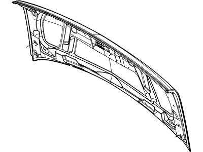 Ford 2C2Z-16612-AA Hood Assembly