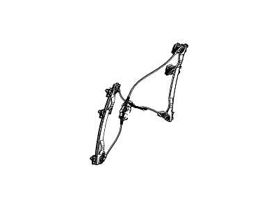 Lincoln Zephyr Window Regulator - 6E5Z-5423201-AA