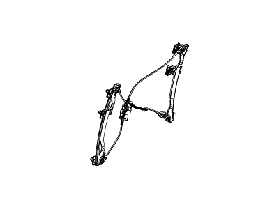 Ford Fusion Window Regulator - 6E5Z-5423201-AA