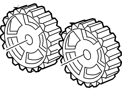 Ford F8CZ-6256-BB Gear - Camshaft Drive