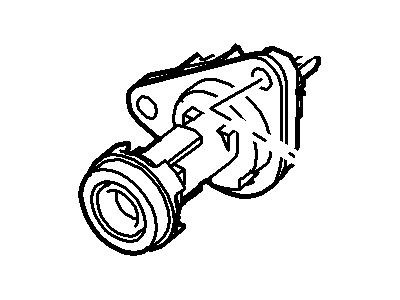 Ford Trunk Lock Cylinder - 6E5Z-5443262-A