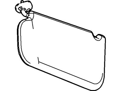 Ford 8C3Z-2504104-DD Sun Visor Assembly