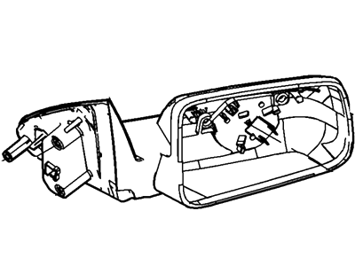 Ford 8S4Z-17682-BACP Mirror Assembly - Rear View Outer