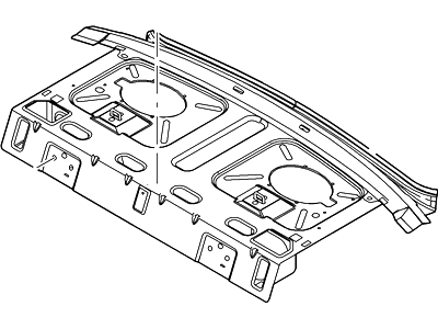 Ford 5R3Z-6346506-AA Panel Assy - Rear Package Tray Trim