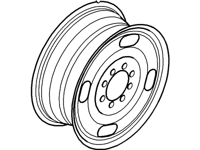 Ford 8U9Z-1015-B Wheel Assembly