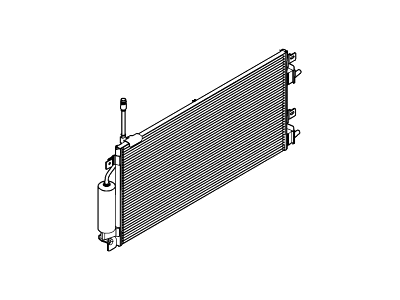 2011 Ford Focus Radiator - 8S4Z-8T000-D