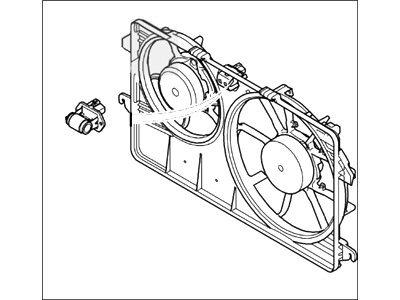 Ford 9T1Z-8C607-A Motor And Fan Assy - Engine Cooling