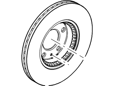 2011 Lincoln MKZ Brake Disc - 9E5Z-1125-B