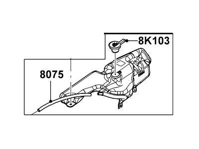 Ford 8L2Z-8A080-A Tank Assembly - Radiator