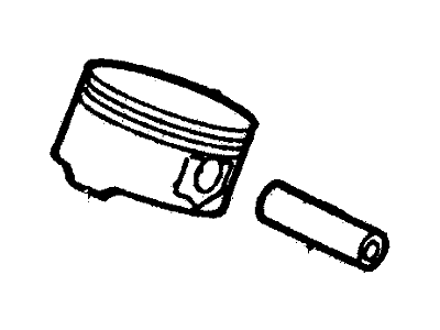 Ford F72Z6108CA Piston & Pin Assembly