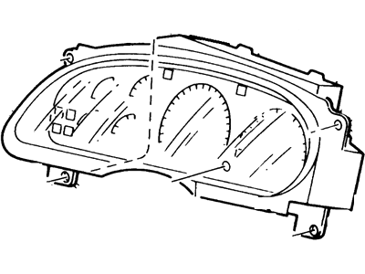 Ford Excursion Instrument Cluster - 4C3Z-10849-JA