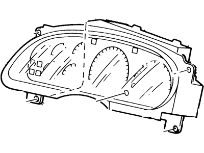 2004 Ford F-450 Super Duty Instrument Cluster - 4C3Z-10849-GA